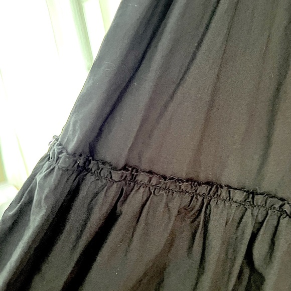 TOAST NEW COTTON POPLIN BLACK DRESS - Picture 6 of 6